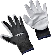 Global Industrial Foam Nitrile Coated Gloves, Gray/Black, X-Large, Lot of 12