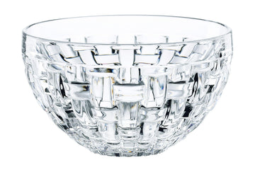 Bossa Nova Round Crystal Dip Bowls by Nachtmann – Set of 4, 3.5 fluid_ounces, Fine Crystal, White, Pack of 4