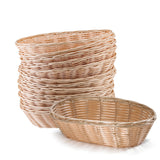 Cash & Carry Handwoven Oval Serving Basket by Tablecraft – 9 x 6, Polypropylene, 9x6x2.25, Pack of 12, Model C1174W