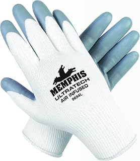 MCR Safety 9694L Ultratech Air Infused Seamless 15 Gauge Nylon Knit Gloves
