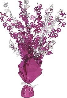 Unique Party 56482 - Glitz Pink 70th Birthday Balloon Weight Centrepiece