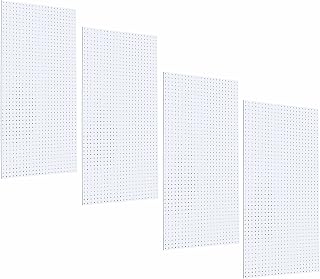 Triton Products DB-4 Four DuraBoard White Polypropylene Pegboards 24-Inch W by 48-Inch H by 1/4-Inch D with 9/32-Inch Hole Size and 1-Inch O,C, Hole Spacing