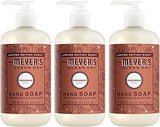 Mrs. MEYER'S CLEAN DAY Liquid Hand Soap, Gingerbread, 12.5 fl oz, 3 Pack | Moisturizing Liquid Hand Soap, Softens and Cleans Hands, Cruelty Free, Made with Essential Oils, Olive Oil, and Aloe Vera