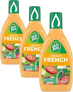 Wish-Bone Creamy French Salad Dressing,15 FL OZ,(Pack of 3)