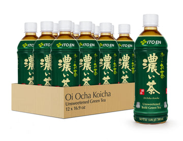 Oi Ocha Unsweetened Bold Green Tea by ITO EN – 16.9 Fl Oz (Pack of 12), Pack of 12, Model 835143001849