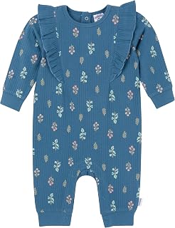 Gerber Baby Girls' Baby Girls' Ruffle-edge Romper