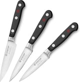 Wusthof Classic 3pc Paring Knife Set - Extra Wide, Standard & Serrated