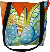Betsy Drake TY1114M 16 x 16 in. Cactus III Tote Bag - Medium