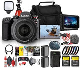 Panasonic LUMIX S1 IIE Mirrorless Camera | Full-Frame Professional Powerhouse with 6K Video & Dual Native ISO with 24-105mm f/4 Lens (DC-S1M2EMK) + Monitor + 2 x 64GB Card + Video Mic + More