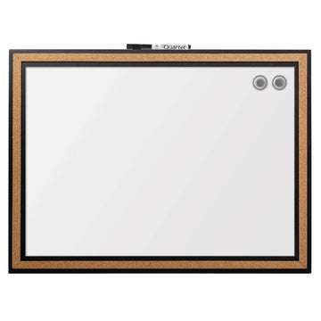 Dry-Erase Board/Whiteboard by Quartet – 23"W x 17"H, painted steel, Black, Model 13765