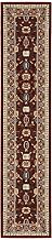 Oriental Weavers Lilihan Wool Blend Area Rug - 043S6-2'6" x 12' - in Red/Black - Vintage Inspired, Wool Blend, Entryway, Hallway Runner Rug