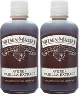 Pure Vanilla Extract for Baking and Cooking by Nielsen-Massey – 32 Fl Oz (Pack of 2), Model Extract, Nielsen-Massey, Pure Vanilla