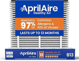 813 Replacement Filter for AprilAire Whole House Air Purifier 2025FG - MERV 13, Healthy Home Allergy, 20x25x4 Air Filter (Pack of 1)