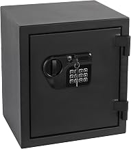 American Furniture Classics HOMESECURE Fireproof Steel Personal Document and Firearm Safe, Digital Keypad, 15x11.75x15.5 in