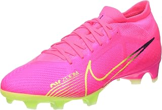 Nike Soccer Cleat Zoom Mercurial Vapor 15 Pro FG Soccer Shoes in Pink Blast (Pink Blast/Gridiron/Volt, US Footwear Size System, Adult, Men, Numeric, Medium, 11.5)