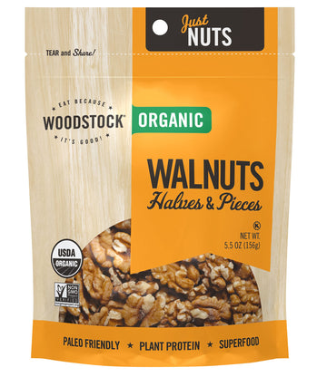 Woodstock Organic Walnuts by Woodstock Farms – 21.2 x 17.7 x 25.8 cm, Pack of 8