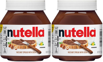 Hazelnut with Cocoa Spread by Nutella – 7.7 Ounce (Pack of 2), Brown, Pack of 2, Model 009800802203