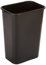 Soft-Sided Plastic Wastebasket Black 41 qt by Impact Products – 41 quart, Bamboo, Black, Model 7703-5