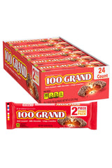 Milk Chocolate Share Packs by 100 Grand – 67.2 Ounce (Pack of 1), Crisped Rice Caramel Milk Choc, Pack of 24, Model 11000598