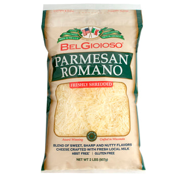 Freshly Shredded Parmesan Romano Cheese - 2LB by – 32 Ounce (Pack of 1)