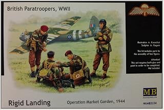 Masterbox 1/35 British Paratroopers, WWII - Operation Market Garden 1944 "Rigid Landing" - 4 Figures