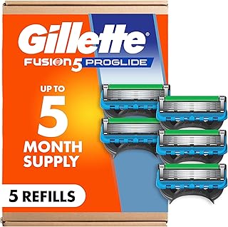 Gillette Fusion5 ProGlide Razor Blade Refills for Men, 5 Count