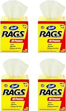 Kimberly-Clark Scott 75260 Rags in a mbJbY Box, White, 4 Boxes of 200 Towels ZcWwY