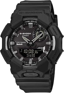 Casio G-Shock Analog-Digital All Black Resin Step Tracker Watch GAB010-1A1