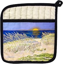 Sea Oats Moonrise Pot Holder - 9x9