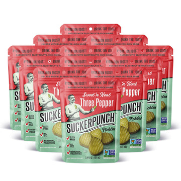 Pickles in a Pouch by SUCKERPUNCH – 3.4 Ounce (Pack of 12), Pack of 12