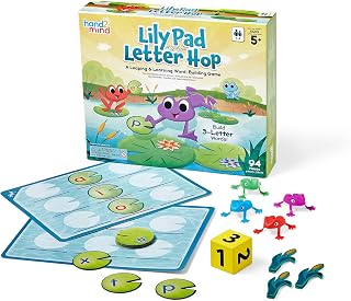 hand2mind Lily Pad Letter Hop Word-Building Game