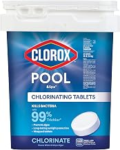 CLOROX Pool&Spa Active99 3” Chlorinating Tablet, Kills Bacteria & Stops Algae, 35LB