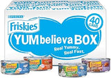 Purina Friskies Wet Cat Food Variety Pack, YUMbelievaBOX YUM-Sational Treasures - (40) 5.5 Oz. Pull-Top Cans