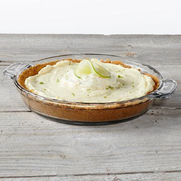 Oven Basics 9.5-Inch Deep Pie Plate by Anchor Hocking – 1 Piece, 9.5 inches, Glass, Clear, Model CZ81214L20
