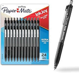 Paper Mate InkJoy 300RT Retractable Ballpoint Pens, Medium Point (1.0mm), Black, 24 Count