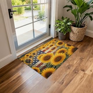 JUNZAN Soft Faux Lambskin Plush Non Slip Rubber Back Floor Rug One Size