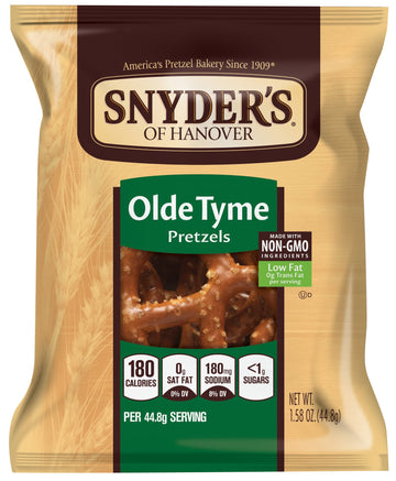 Olde Tyme Pretzels by Snyder's of Hanover – 1.58 Ounce (Pack of 60)