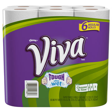 Paper Towels by Viva – 6 Count (Pack of 1), Paper, Model 11385
