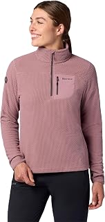 MARMOT AirFleece Performace Women's 1/2 Zip Fleece — Lightweight Stretch Midlayer — Hiking & Outdoor Use