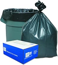 Platinum Plus PLA4770 Can Liner, Super Hexene Resin 56gal, 1.55 Mil, 43 x 48, (Case of 50)