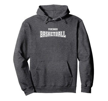 Curtis Vikings Warp HS Pullover Hoodie by Curtis Vikings Official High School Gear – Polyester, Blue, Model MKTEDSDW83P