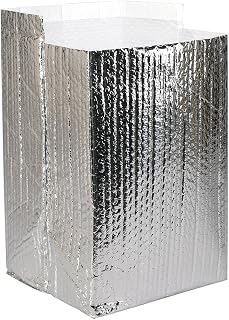 Polar Tech 139 Insulated Cool Barrier Bubble Box Liner, 14" Length x 12" Width x 12" Height (Case of 50)