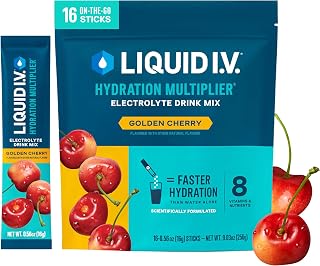 Liquid I.V. Hydration Electrolytes, Golden Cherry, 16 Count