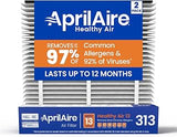 313 Replacement Filter for AprilAire Whole House Air Purifiers - MERV 13, Healthy Home Allergy, 20x20x4 Air Filter (Pack of 2)