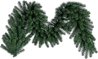 Vickerman 50' x 14" Oregon Fir Artificial Christmas Garland, Unlit - Faux Fir Christmas Garland - Indoor Seasonal Home Decor