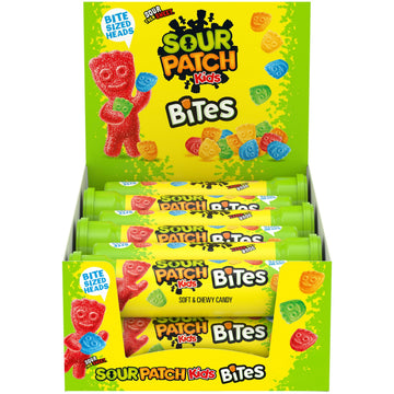 Bites Soft & Chewy Gummy Candy by Sour Patch Kids – 21.6 Ounce, Pack of 12