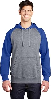 SPORT-TEK Raglan Colorblock Pullover Hooded Sweatshirt ST267