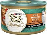 Purina Fancy Feast Medleys Pork Barbacoa Wet Cat Food (24) 3 oz. Cans