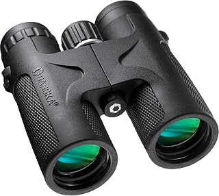 Barska Waterproof Blackhawk Compact Binoculars for Adults & Kids - High-Powered & Fogproof, Ideal for Bird Watching, Hiking, Hunting & Travelling