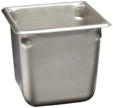 6" Deep Super Pan V™ Stainless Steel Sixth-Size Steam Table Pan by Vollrath – 8.3 Quarts, Stainless Steel, Silver, Model 30662